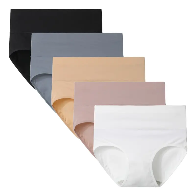 Women's high-waisted cotton panties