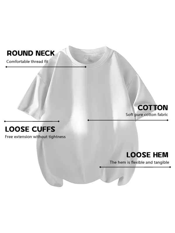 Men's Pure Cotton Crew Neck T-Shirt