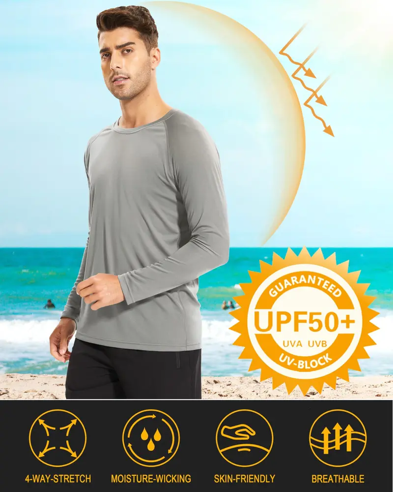 Men's Long-Sleeve Athletic Top