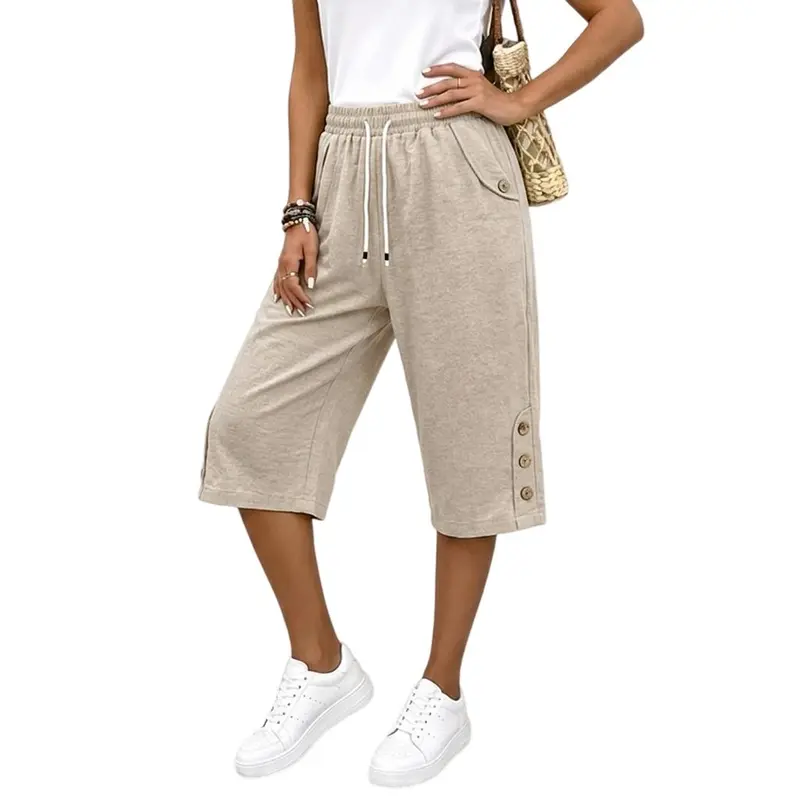 Women's casual cropped trousers