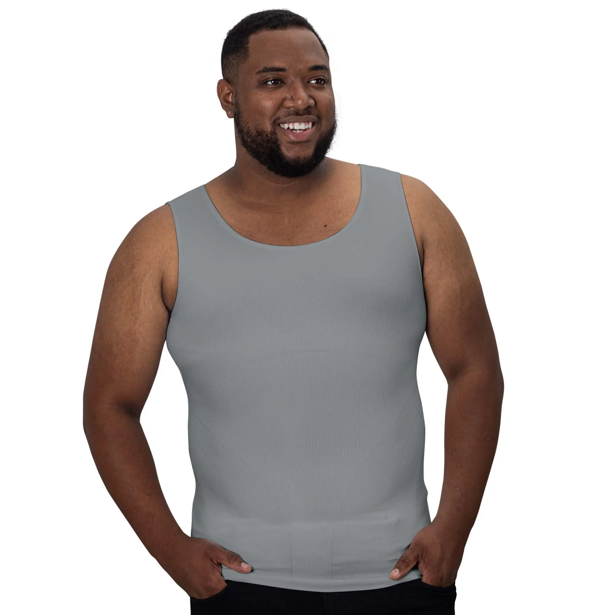 Men's shaping compression tank top