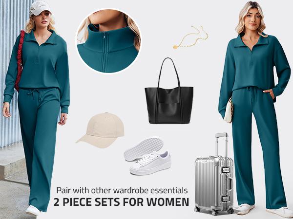 PINSPARK 2 Piece Sets for Women 1/2 Zip Sweatsuit Loose Fit Sweatshirt Straight Leg Pants 2025 Matching Outfit Fall Tracksuit tiktokshopbacktoschool,back to school,back to school haul PINSPARK 2 Piece Sets for Women 1/2 Zip Sweatsuit Loose Fit Sweatshirt Straight Leg Pants 2025 Matching Outfit Fall Tracksuit tiktokshopbacktoschool,back to school,back to school haul