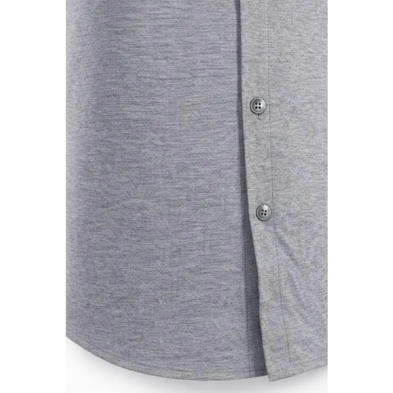 Men's Short-Sleeve Stretch Dress Shirt