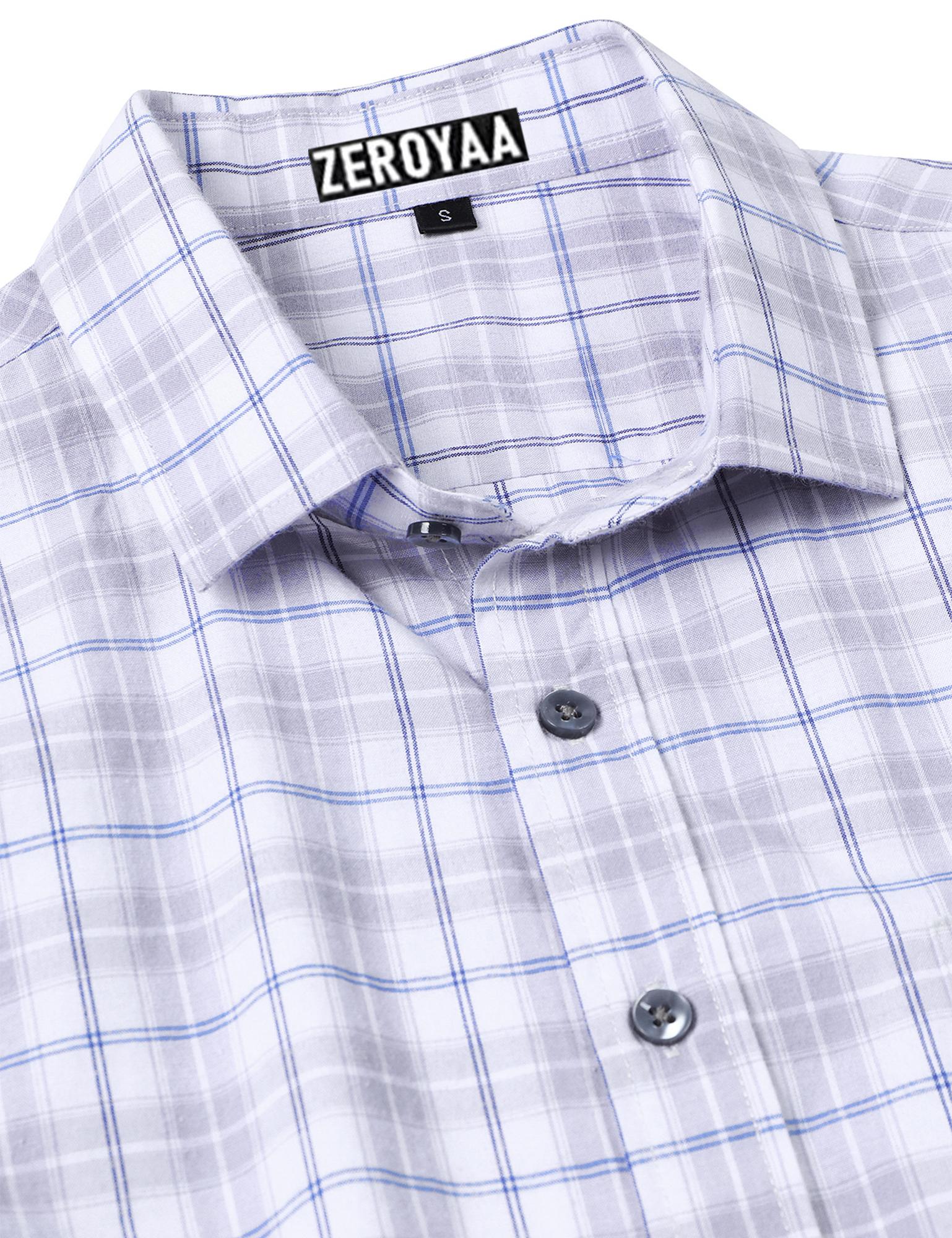 ZEROYAA Men's Plaid Long Sleeve Dress Shirt Formal Gingham Slim Fit Button Down Shirts with Lightweight Casual Classic Birthday Fashion,back to school,back to school shopping,clothes for back to school,first day of school outfits ZEROYAA Men's Plaid Long Sleeve Dress Shirt Formal Gingham Slim Fit Button Down Shirts with Lightweight Casual Classic Birthday Fashion,back to school,back to school shopping,clothes for back to school,first day of school outfits