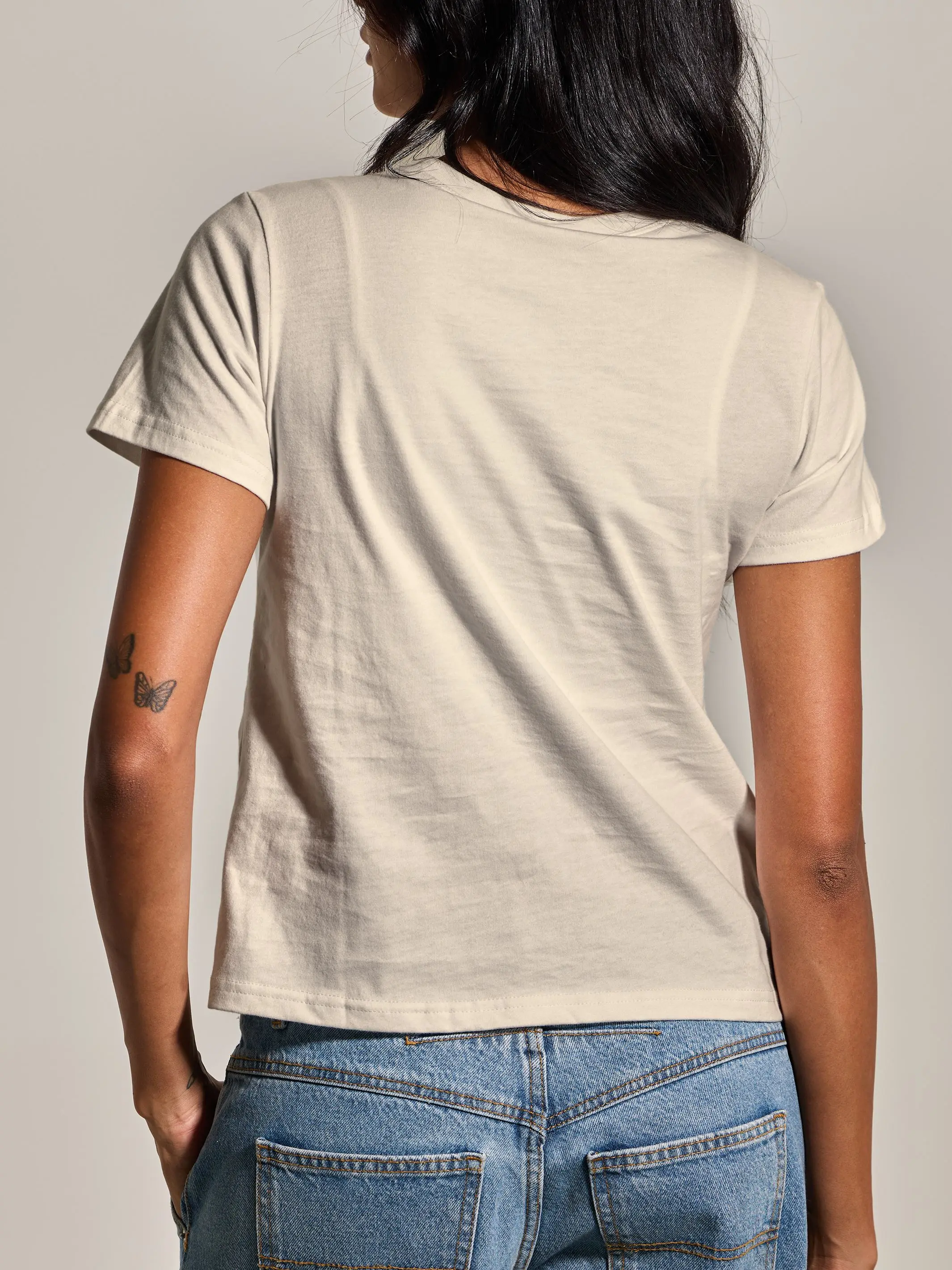 klassy Cotton Tee Full Length - Boxy Fit, Crew Neckline, 100% Cotton, Womenswear Top klassy Cotton Tee Full Length - Boxy Fit, Crew Neckline, 100% Cotton, Womenswear Top
