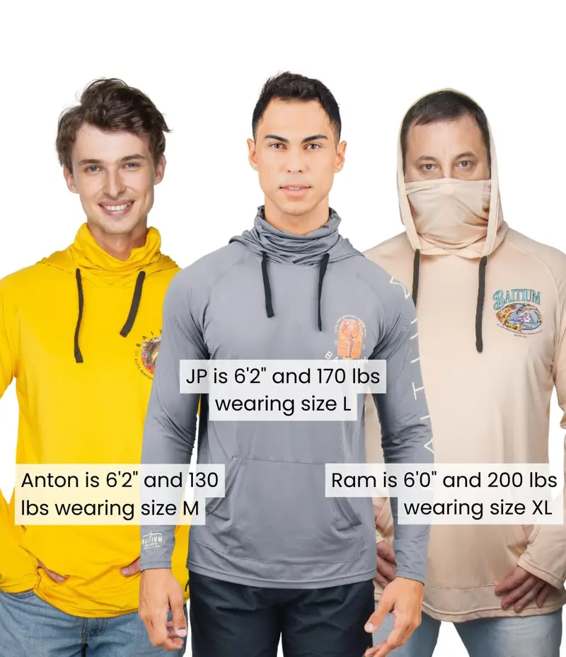 UPF 50 Sun Protection Long-Sleeve Hoodie (With Built-in Neck Gaiter)