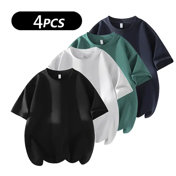 Men's Pure Cotton Crew Neck T-Shirt