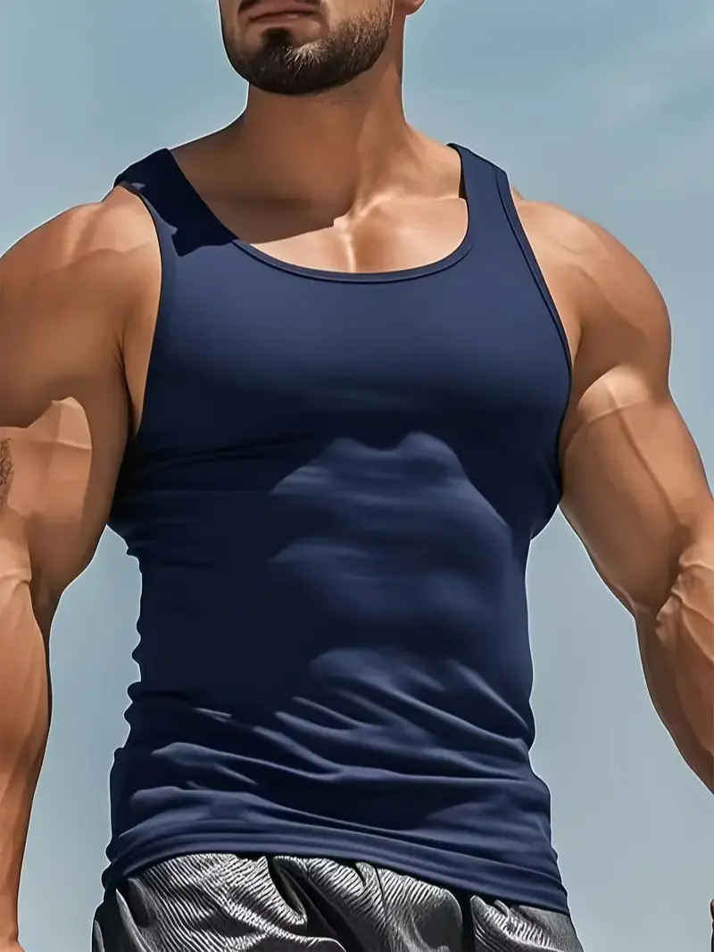Men's Slim-Fit Sports Tank Top