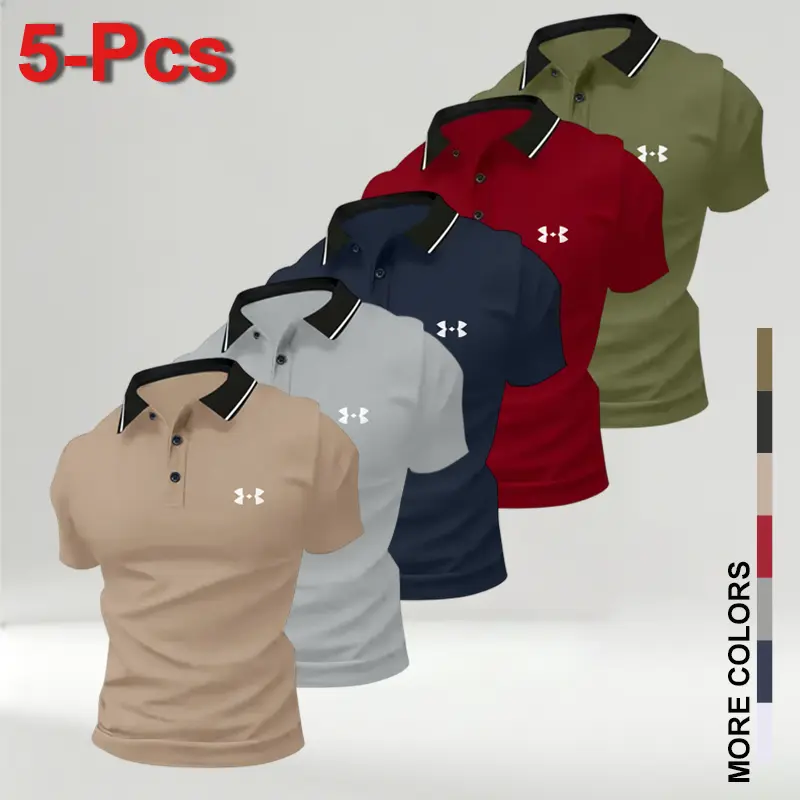 Men's Multi-color Polo Shirt