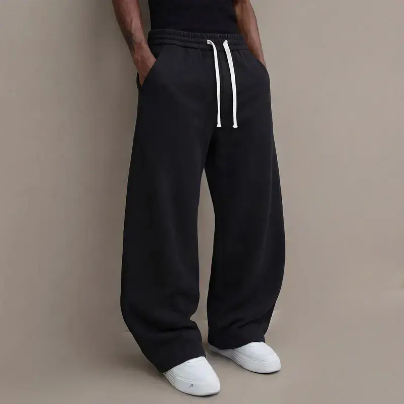 Men's autumn/winter knit trousers—comfortable and warm.