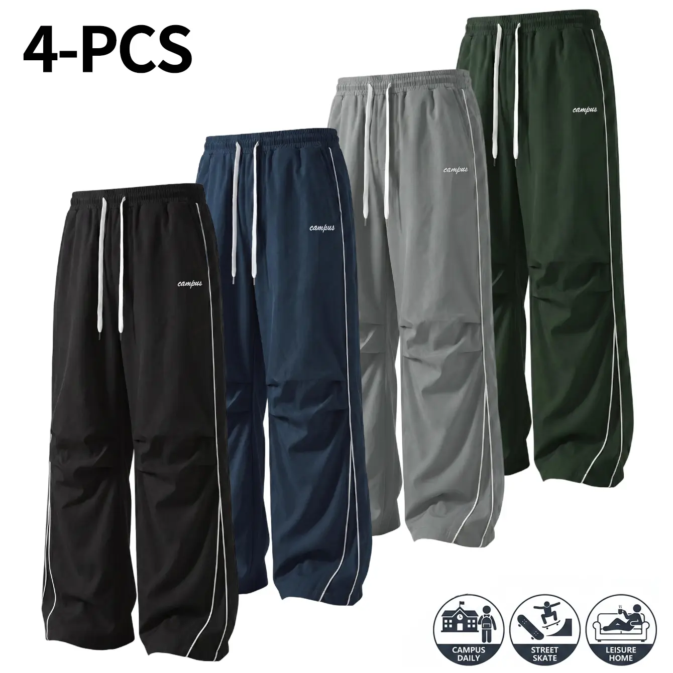 Men's Polyester Athletic Joggers