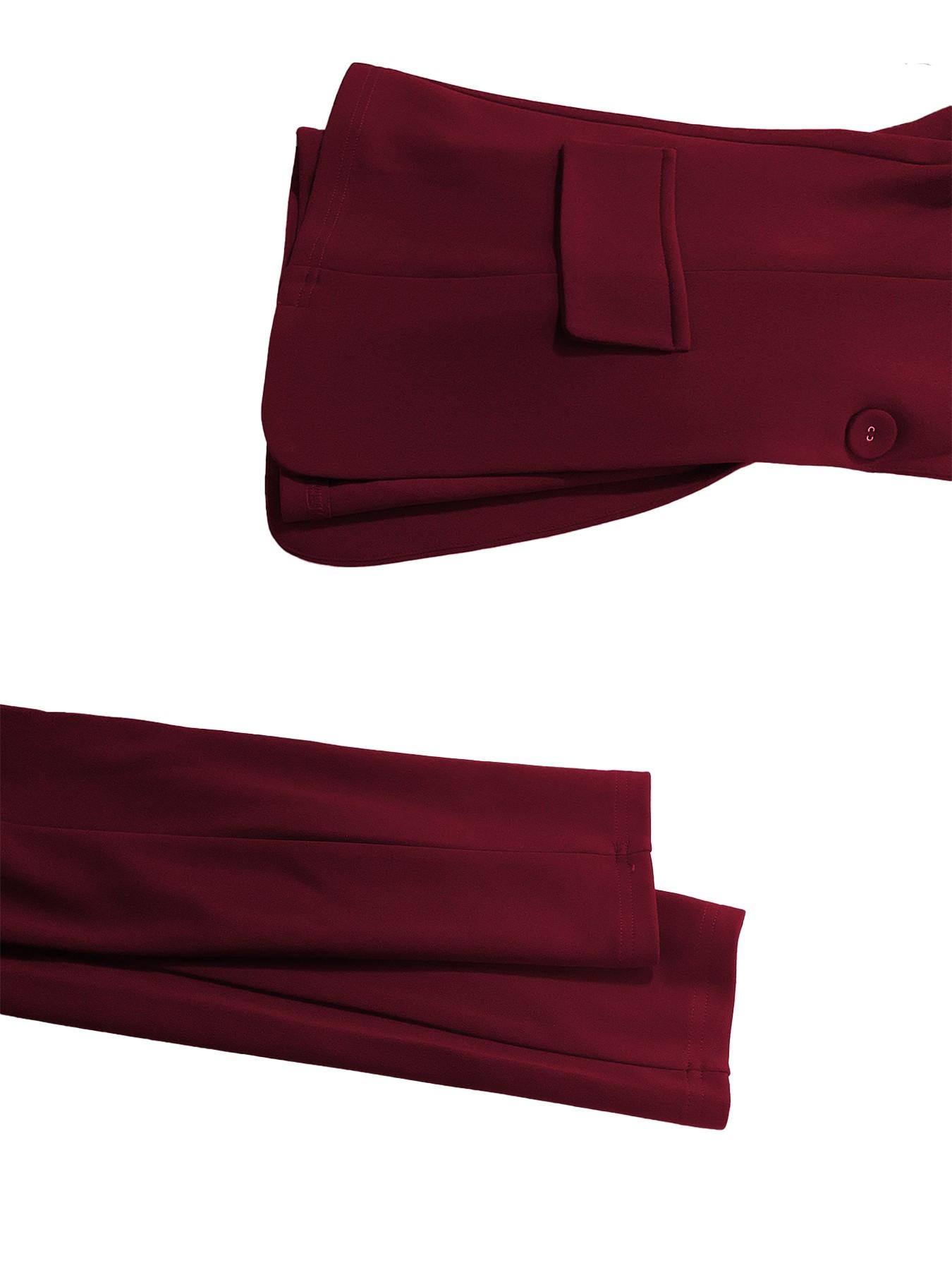 Women's Two-Piece Matching Set, Pants Set Outfit, Plain Button Lapel Fitted Blazer & Suit Pants, Business Casual Long Sleeve Outerwear & Trousers for Daily Outdoor Wear, Work Office Clothes, All Seasons, Essential Business Attire, Work Casual Blazers Women's Two-Piece Matching Set, Pants Set Outfit, Plain Button Lapel Fitted Blazer & Suit Pants, Business Casual Long Sleeve Outerwear & Trousers for Daily Outdoor Wear, Work Office Clothes, All Seasons, Essential Business Attire, Work Casual Blazers