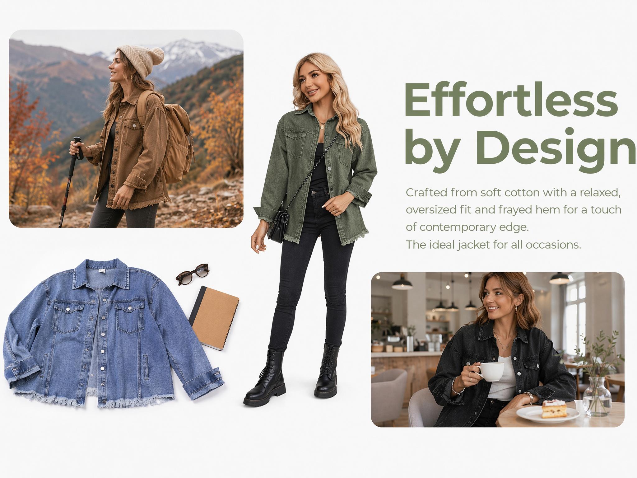 Women’s Jean Jackets for Women Ripped Fringe Denim Jean Jacket Casual Long Sleeve Pockets Jackets Coat Fabric Fashion Womenswear Soft – Back to School Outfit Idea summerwins,back to school shopping Women’s Jean Jackets for Women Ripped Fringe Denim Jean Jacket Casual Long Sleeve Pockets Jackets Coat Fabric Fashion Womenswear Soft – Back to School Outfit Idea summerwins,back to school shopping