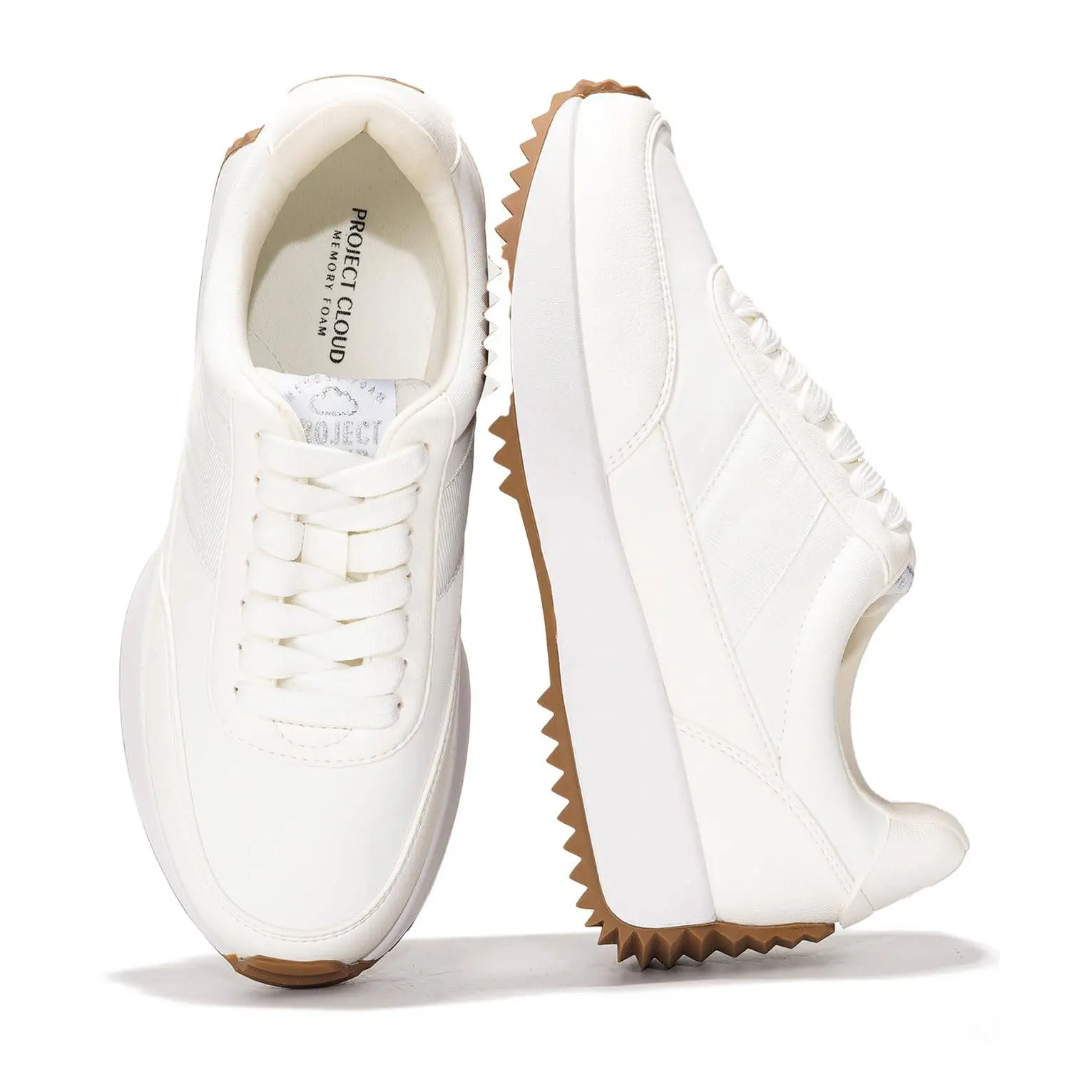Project Cloud Women's Memory Foam Sneakers - Lightweight & Non-Slip