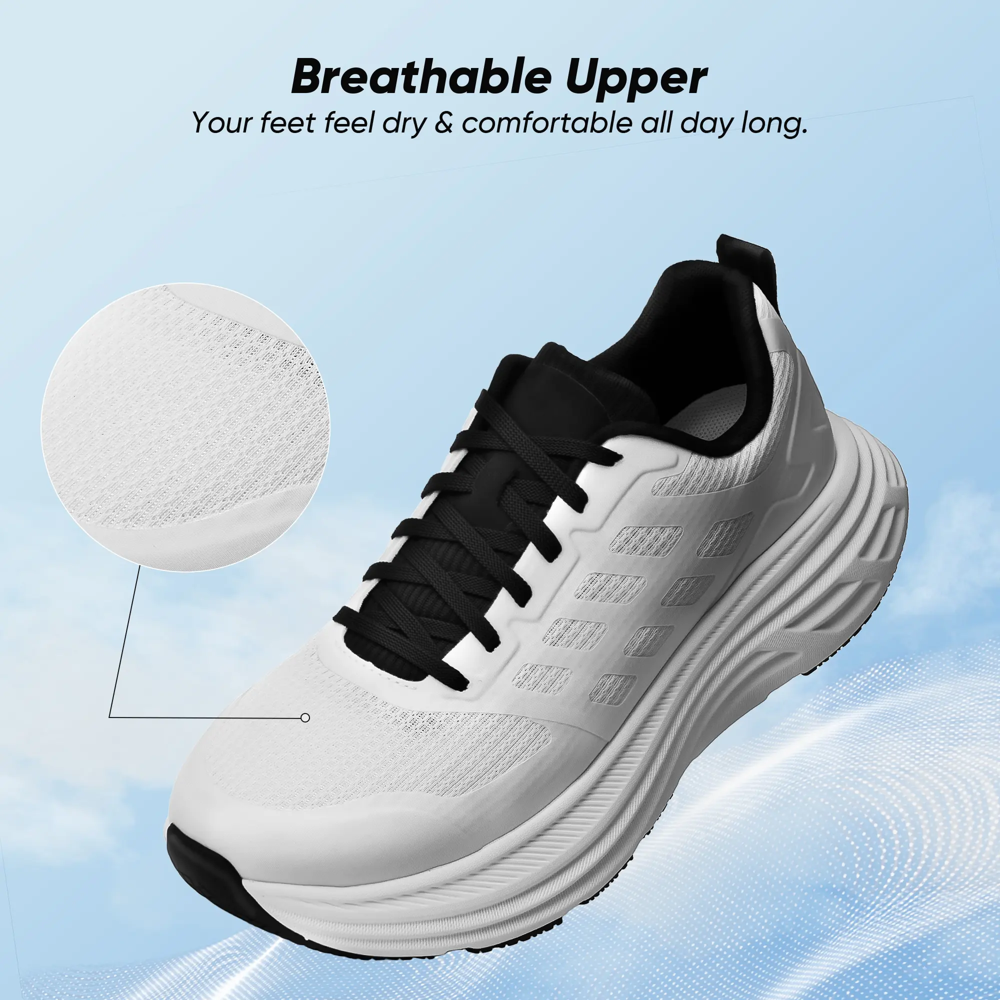 NORTIV 8 Women's Cushion Running Tennis Shoes - Non-Slip