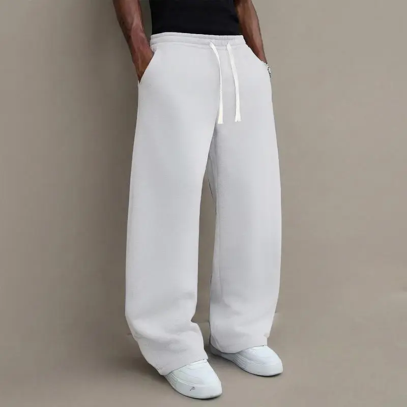 Men's autumn/winter knit trousers—comfortable and warm.