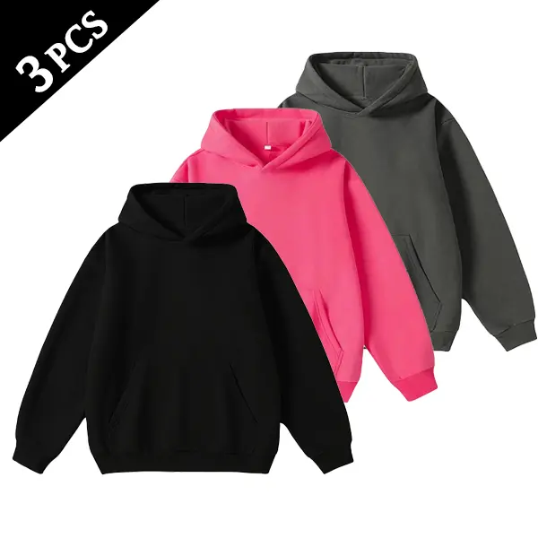 Men's Hoodie – Cotton-Blend Long-Sleeve Pullover