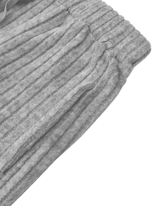 MOEENCN Women's Ultra-Soft Brushed Ribbed Knit 2-Piece Loungewear Set, V-Neck Top & High Waist Wide Leg Pants with Pockets for Lazy Days & Brunch summerwins Womenswear Clothes Suits MOEENCN Women's Ultra-Soft Brushed Ribbed Knit 2-Piece Loungewear Set, V-Neck Top & High Waist Wide Leg Pants with Pockets for Lazy Days & Brunch summerwins Womenswear Clothes Suits