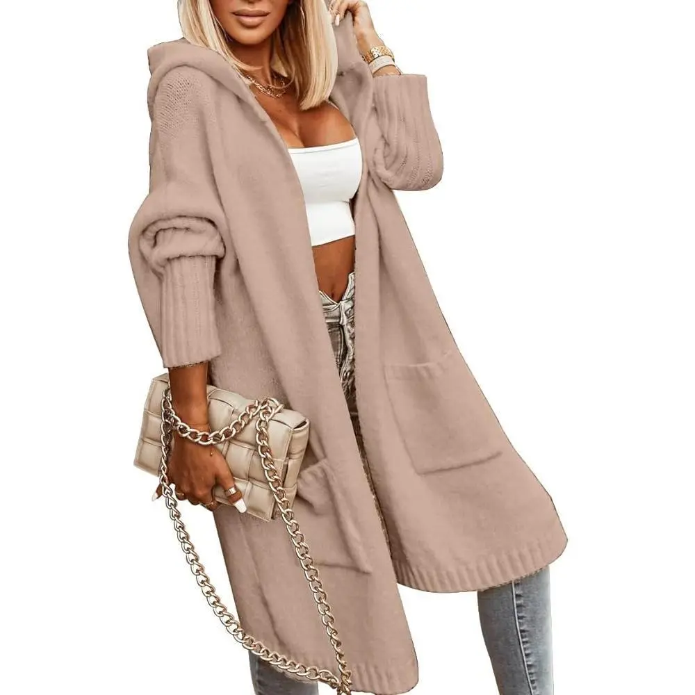 Women's long cardigan sweater