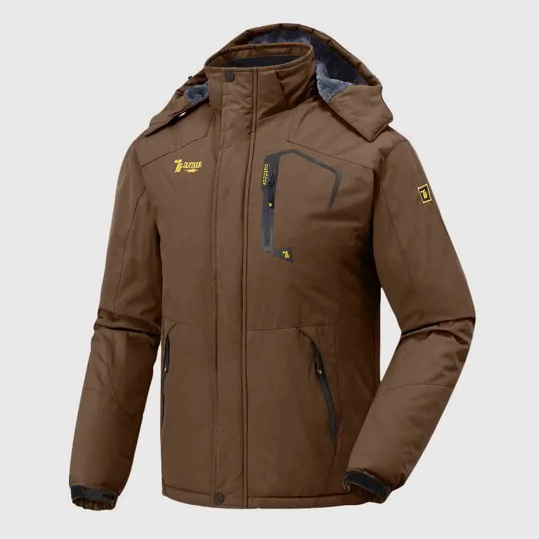 Men's Waterproof Insulated Ski Snow Jacket Big & Tall Sizes