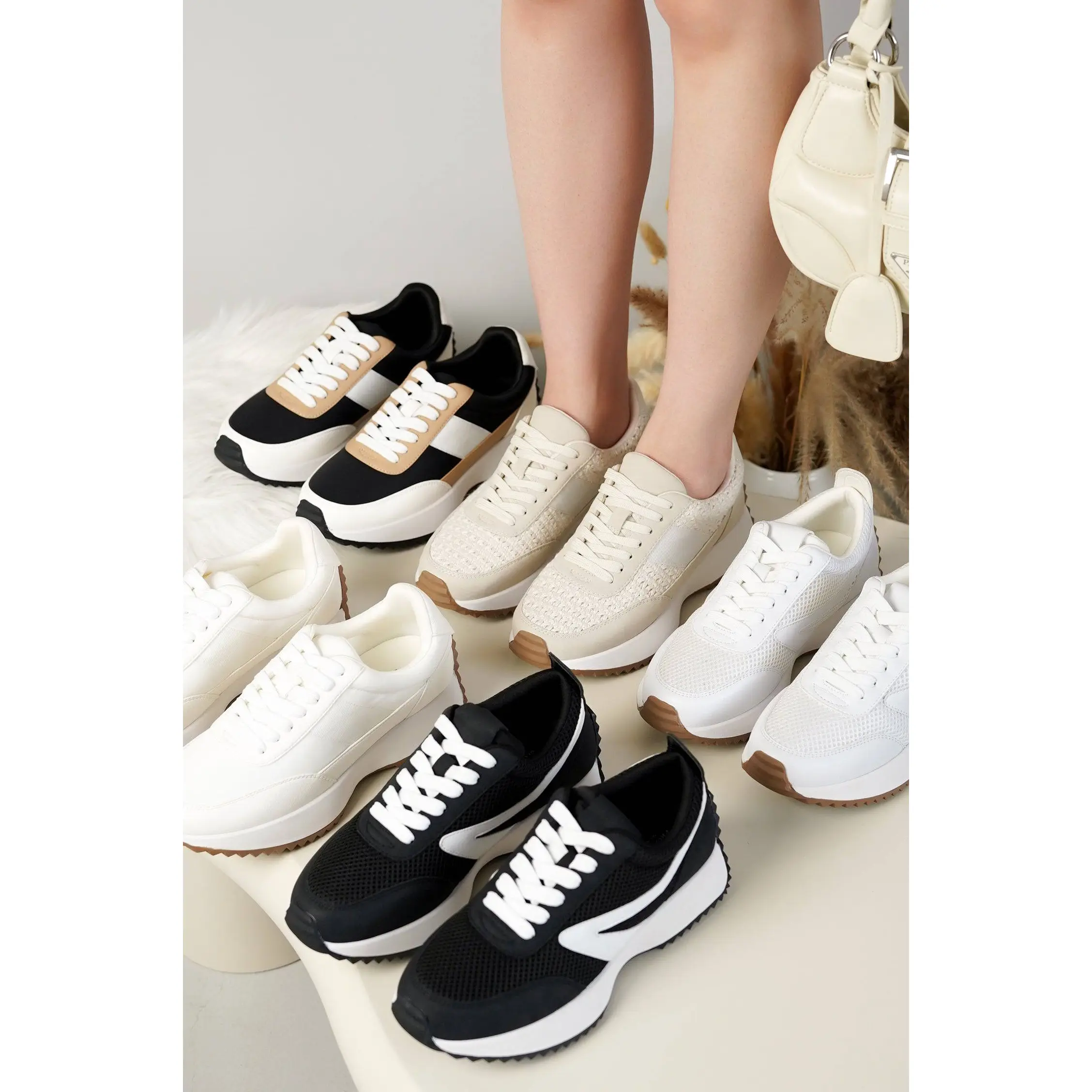 Project Cloud Women's Memory Foam Sneakers - Lightweight & Non-Slip