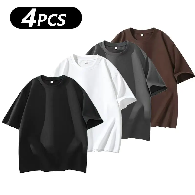Men's Pure Cotton Crew Neck T-Shirt