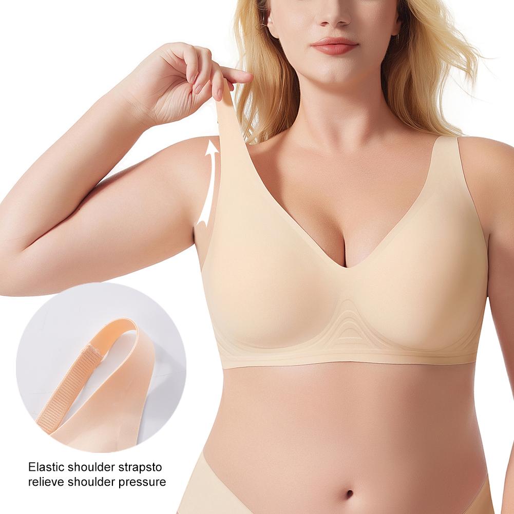 1/2/3/4/6PCS Jelly Deep V Seamless Bras for Women Comfortable Push Up Bra No Underwire Jelly Bra Bralettes Wireless Tshirts Bras Everyday Bras S-3XL 1/2/3/4/6PCS Jelly Deep V Seamless Bras for Women Comfortable Push Up Bra No Underwire Jelly Bra Bralettes Wireless Tshirts Bras Everyday Bras S-3XL