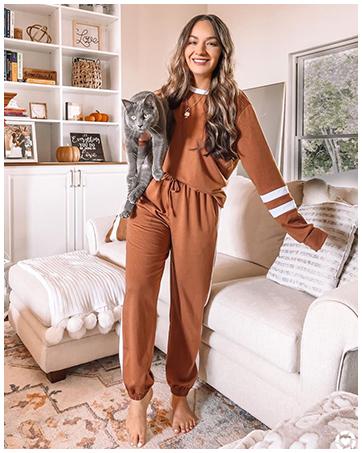 WIHOLL Sweatsuit for Women 2 Piece Outfits for Womens Crewneck Sweatshirts Pullover |(Size Up 1-2 for Oversized Look) Casual Long Sleeve WIHOLL Sweatsuit for Women 2 Piece Outfits for Womens Crewneck Sweatshirts Pullover |(Size Up 1-2 for Oversized Look) Casual Long Sleeve
