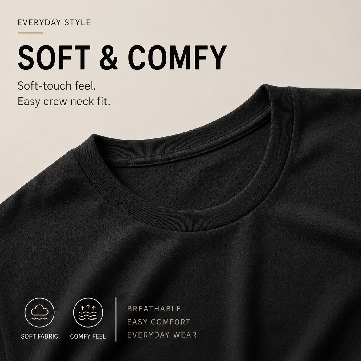 Men's 12-Pack Cotton Blend Vintage Aesthetic Crew Neck T-Shirts, Unisex Loose-Fit Baggy Short Sleeve Basic Tops, 6 Black+6 White Streetwear Plain Soft Oversized Graphic Apparel