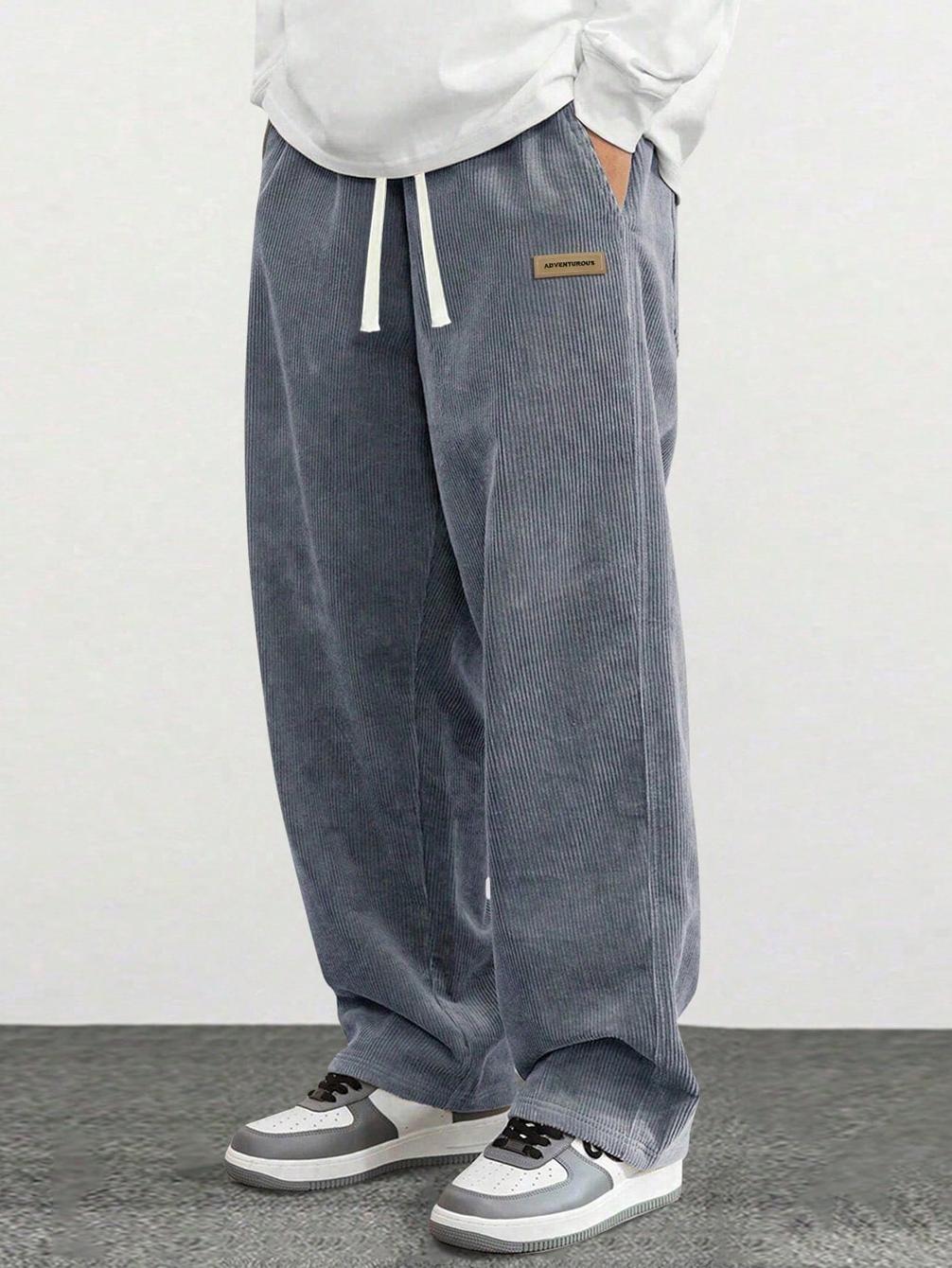 Men's corduroy casual trousers for spring and autumn