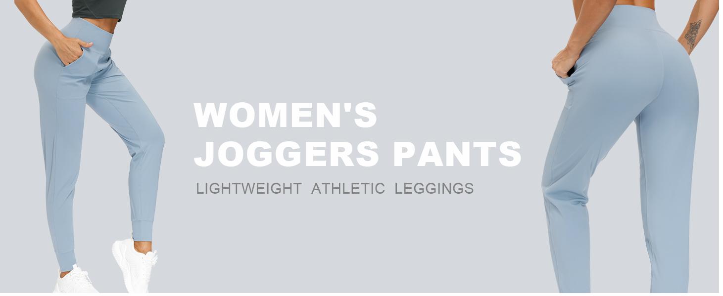 【THE GYM PEOPLE】Women's Joggers Pants Lightweight Athletic Leggings Tapered Lounge Pants for Workout, Loose Wide Leg Yoga Pants, Yoga, Running 【THE GYM PEOPLE】Women's Joggers Pants Lightweight Athletic Leggings Tapered Lounge Pants for Workout, Loose Wide Leg Yoga Pants, Yoga, Running