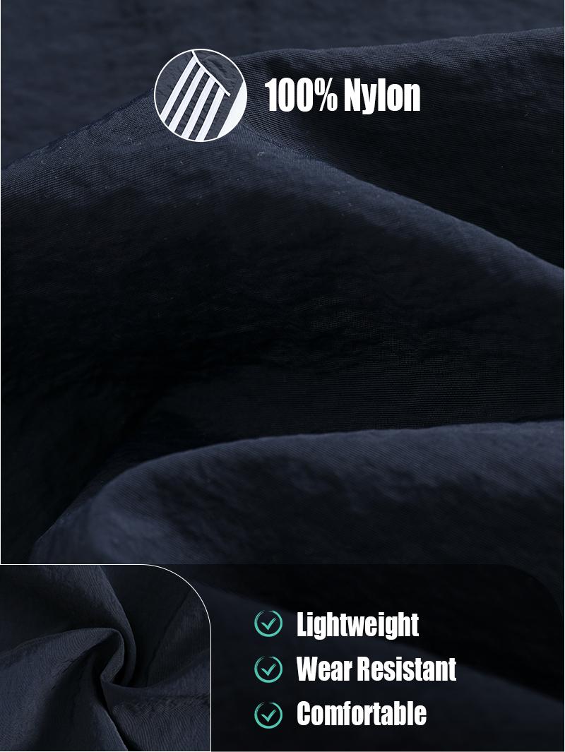 Men's Loose-Fit Wide-Leg Nylon Casual Pants - Printed Graphical Stripes, Drawstring Elastic Waist, Utility Pockets, Cool Breathable, All-Season Streetwear Clothing for Everyday Wear, Basketball, Wide-Leg Trousers