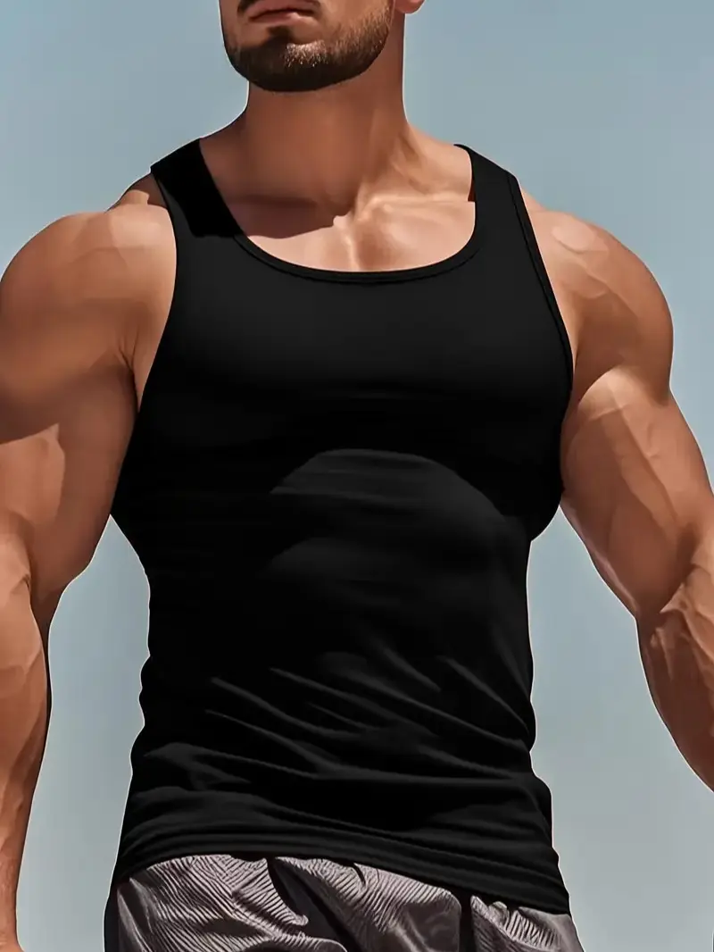 Men's Slim-Fit Sports Tank Top