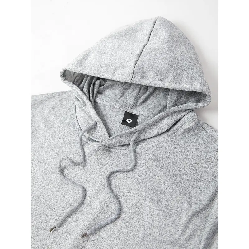Men's Lightweight Summer Hooded Short-Sleeve T-Shirt