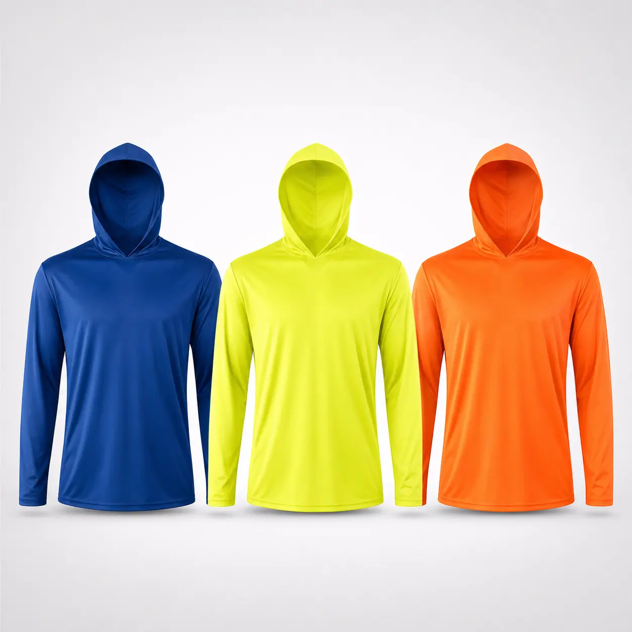 Men UPF 50+ Sun Protection Hoodie Long Sleeve T-Shirt