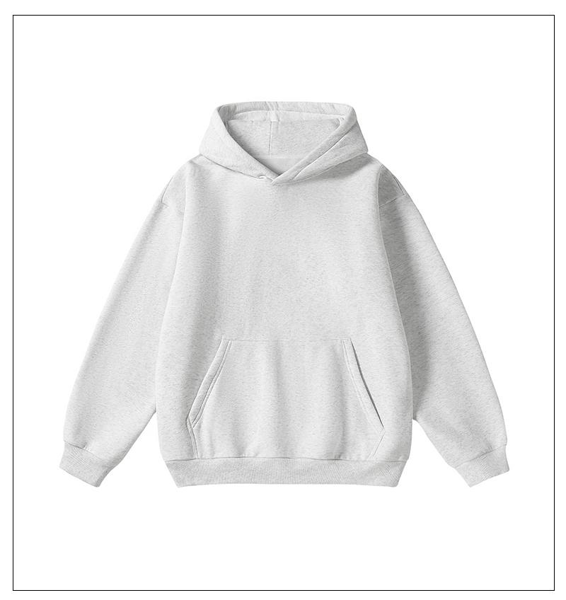 Men's Hoodie Cotton Blend Long Sleeve Pullover Regular Fit Soft Breathable Durable Everyday Comfort Machine Washable Casual Outdoor Urban Street Wear Black Beige