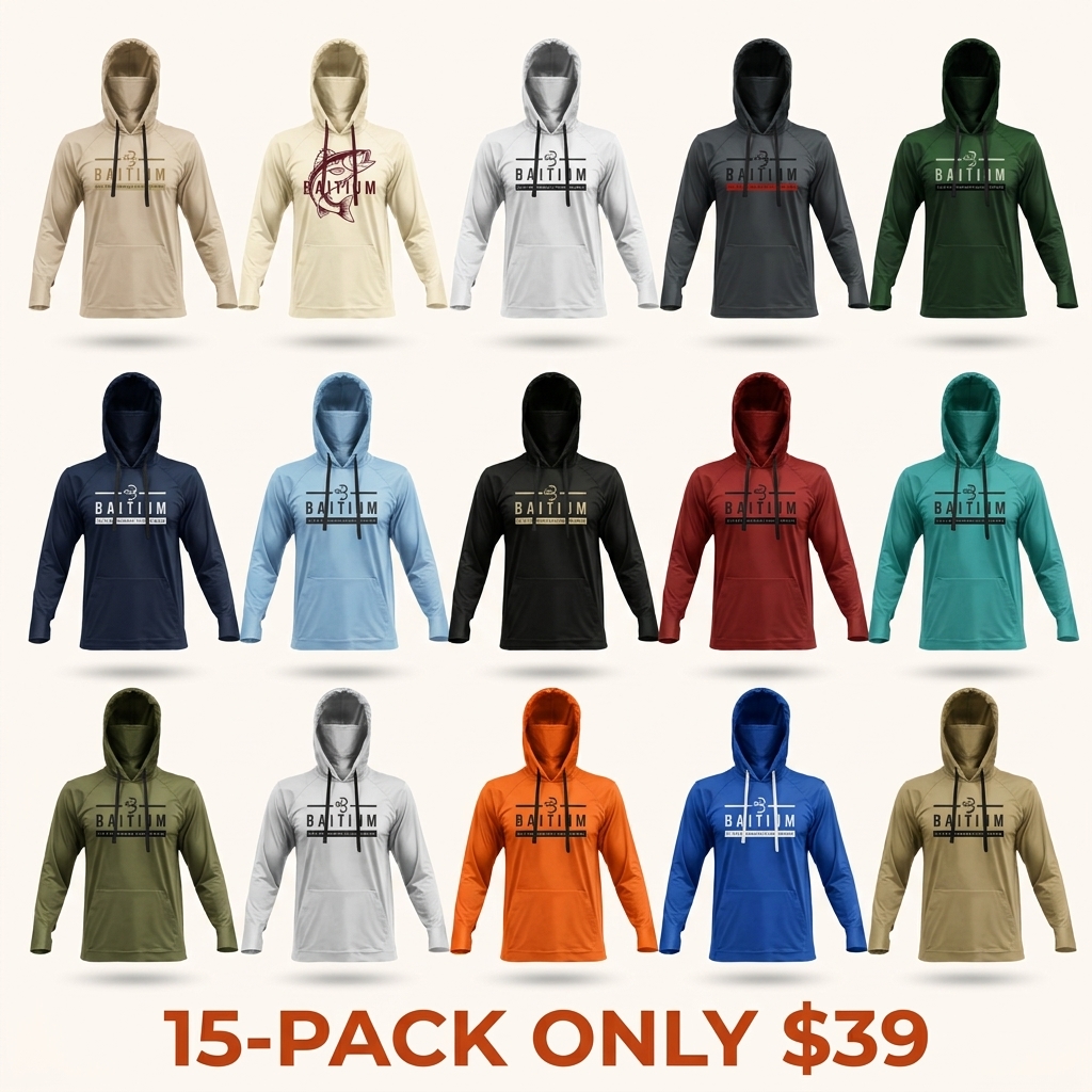 UPF 50 Sun Protection Long-Sleeve Hoodie (With Built-in Neck Gaiter)