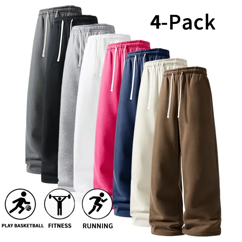 Ultra-Soft Wide-Leg Sweatpants for Men - Fall & Winter Styles