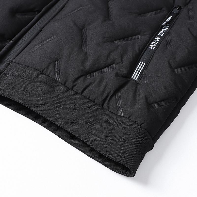 2026 New Stylish Men's Hooded Cotton Jacket, Long Sleeve Menswear Tops, Fleece-Lined Warm Clothes with Ultrasonic Cotton Toothbrush Design Stylish Menswear,back to school,back to school shopping 2026 New Stylish Men's Hooded Cotton Jacket, Long Sleeve Menswear Tops, Fleece-Lined Warm Clothes with Ultrasonic Cotton Toothbrush Design Stylish Menswear,back to school,back to school shopping