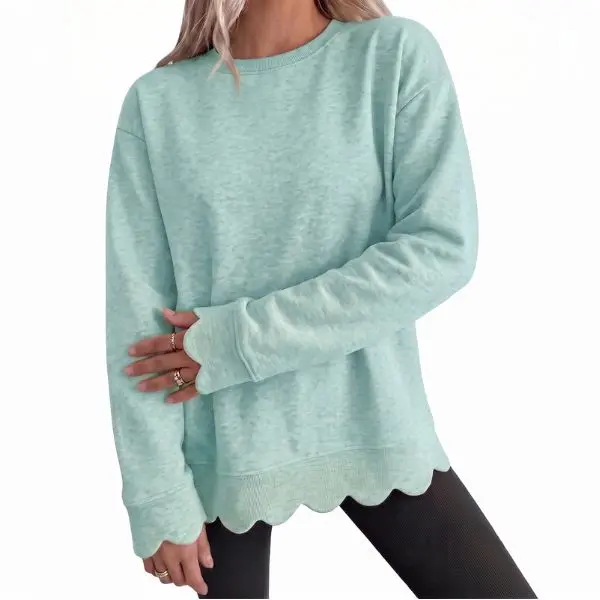 Women's Loose-Fit Crew-Neck Sweatshirt (Mixed Colors)