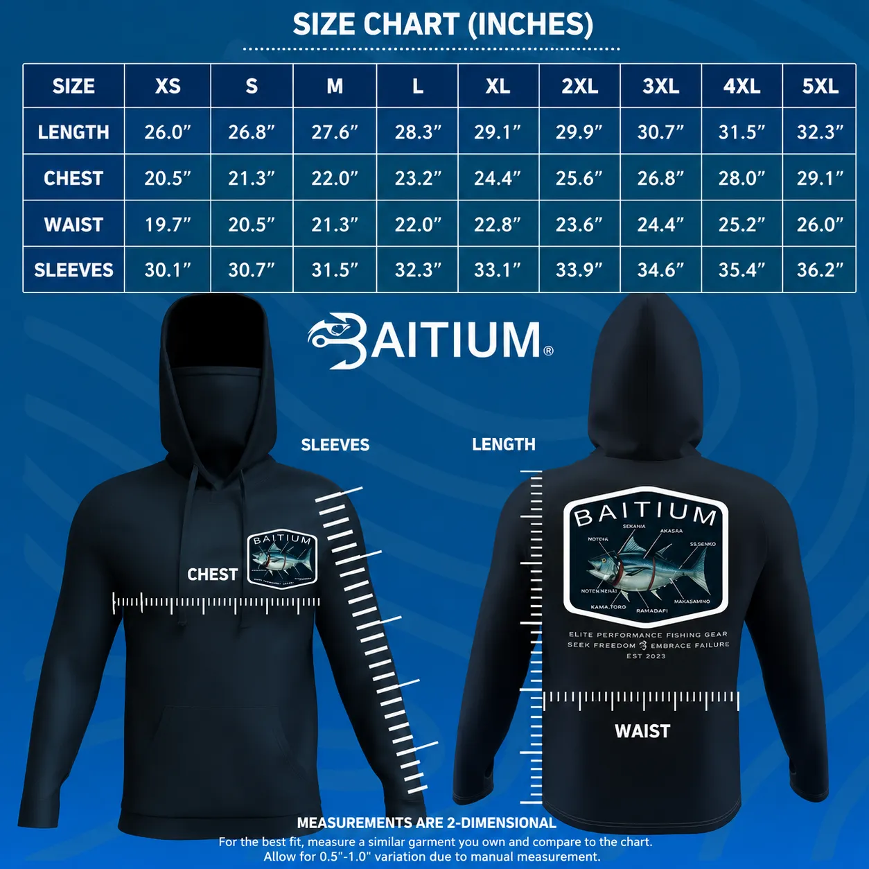 UPF 50 Sun Protection Long-Sleeve Hoodie (With Built-in Neck Gaiter)