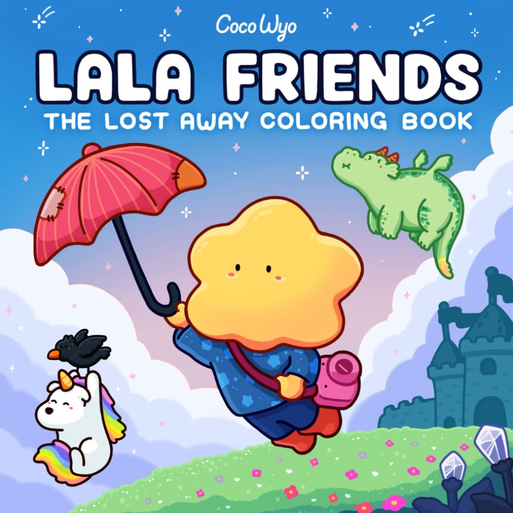Lala Friends: Coloring Book for Adults and Teens