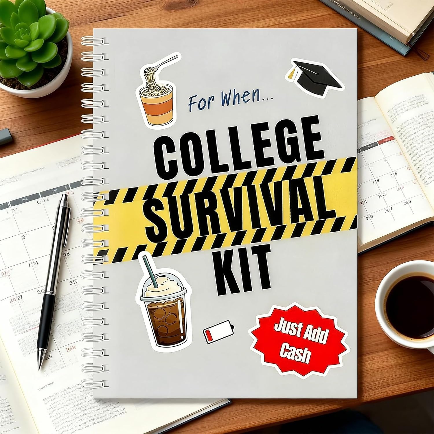 The 'For When..' College Survival Kit Gift Card Book
