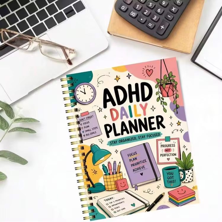 Ultimate Focus & Productivity Planner Pad | Neurodiversity-Friendly Organizer
