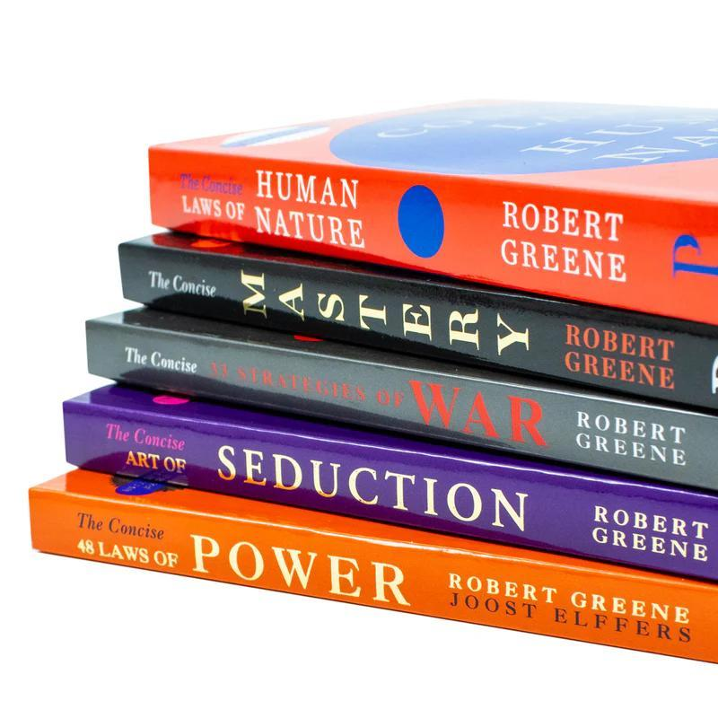 Robert Greene 5-Book Set (CONCISE EDITIONS) – Exact Copy Set 