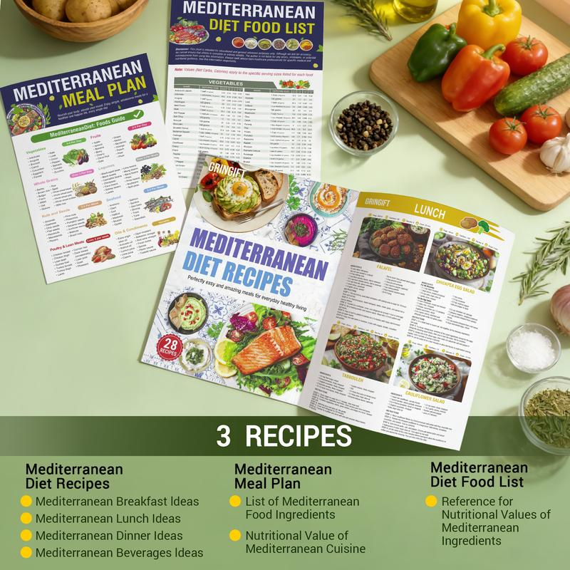 Comprehensive Mediterranean Diet Guide & Meal Plan | Recipes for Beginners & Experts