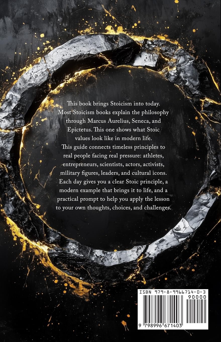 STOICISM: 365 DAILY LESSONS FOR MOTIVATION, MENTAL STRENGTH, AND EMOTIONAL CLARITY