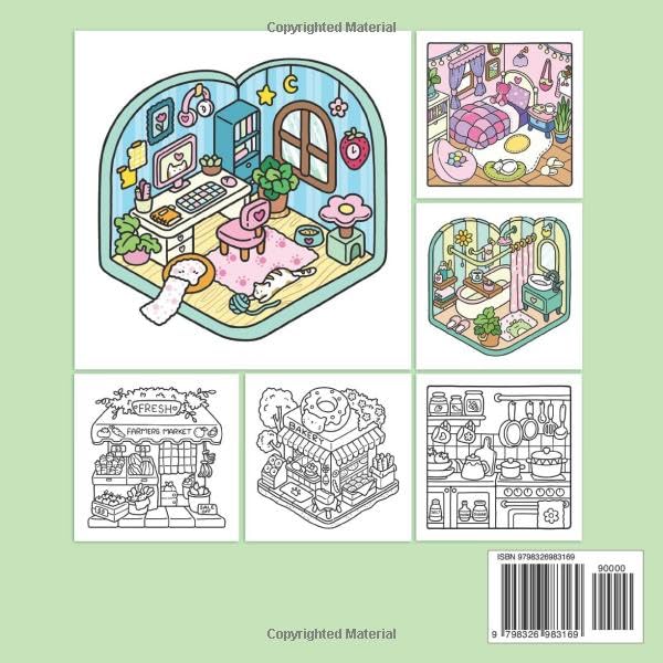 Little Corner: Coloring Book for Adults and Teens