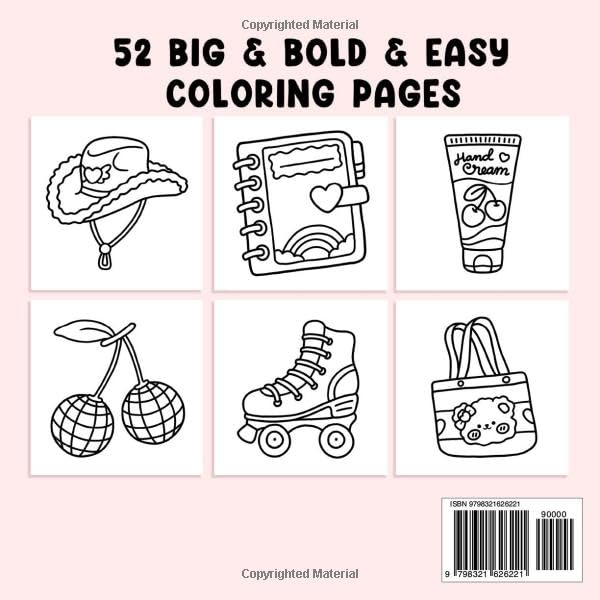 Cute & Groovy: Coloring Book for Adults and Kids