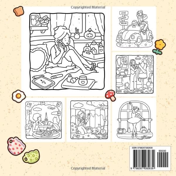 Girl Moments: Vol. 2 Coloring Book for Adults and Teens